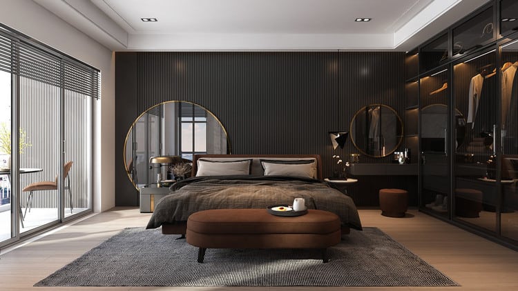 60+ Mẫu thiết kế nội thất phòng ngủ Master hiện đại, sang trọng năm 2022