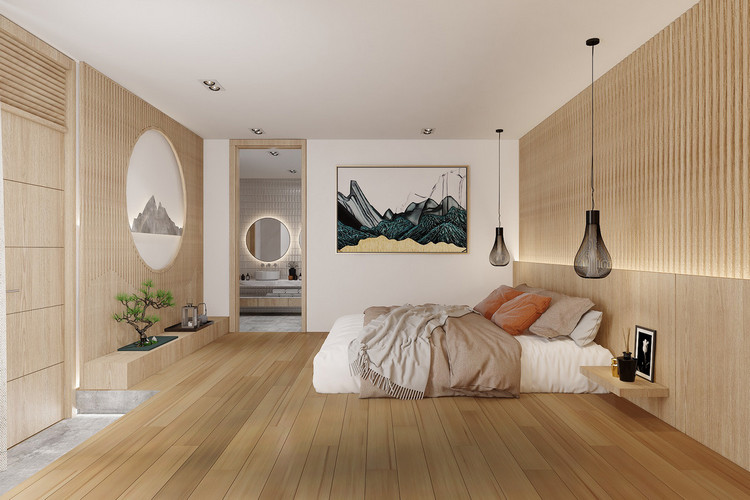 Top mẫu thiết kế phòng ngủ nhỏ kiểu Nhật ấn tượng với nội thất tiện nghi