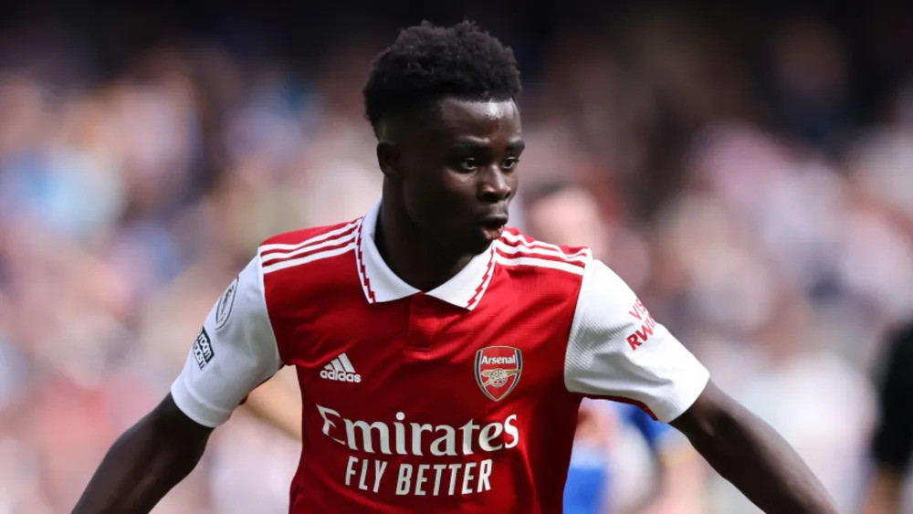 Bukayo Saka là cầu thủ Anh hay nhất năm