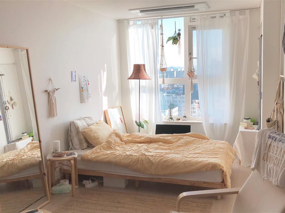 10+ Ý tưởng trang trí phòng ngủ kiểu Hàn Quốc đẹp hiện đại