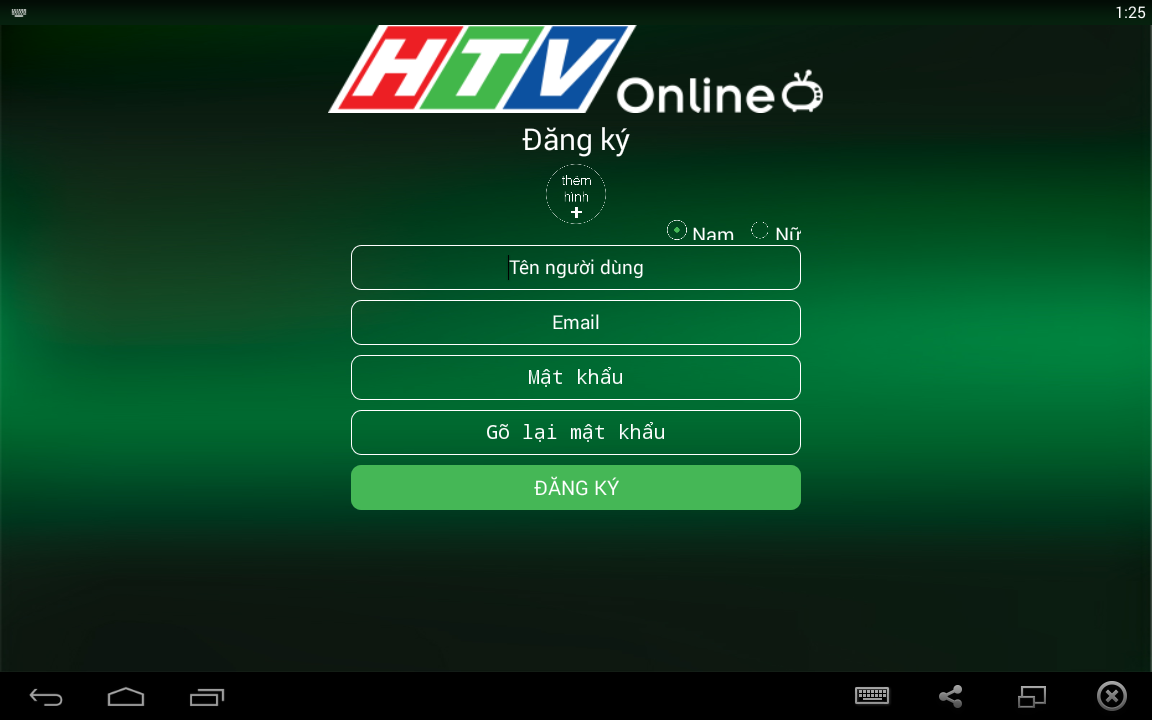 Ứng dụng HTV Online mới nhất dành cho Android