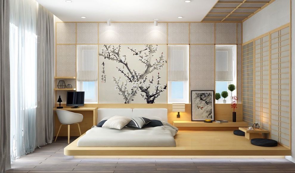 Bí quyết thiết kế phòng ngủ kiểu Nhật đẹp, tối giản, hiện đại | Cleanipedia