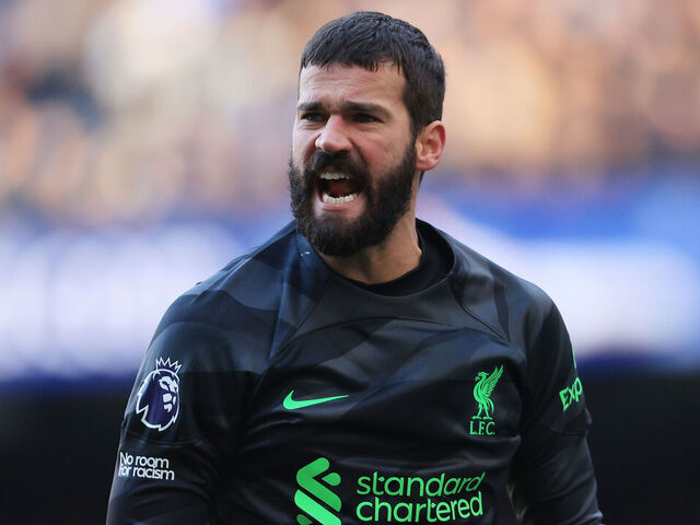 Liverpool goalkeeper Alisson back in full training after missing 3 matches | theScore.com